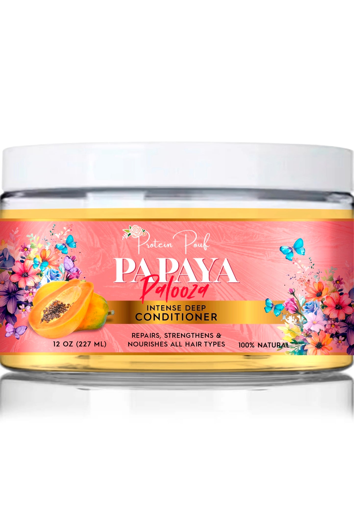 Papaya PALOOZA | Restorative deep conditioning protein treatment hair masque 8oz & 12oz