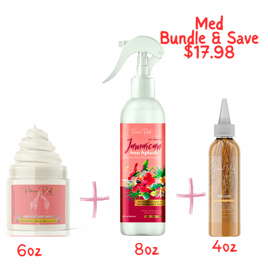 Hair Transformation Bundle- Moisturizes, Detangles, Drastically softens and Grows! 3 Sizes