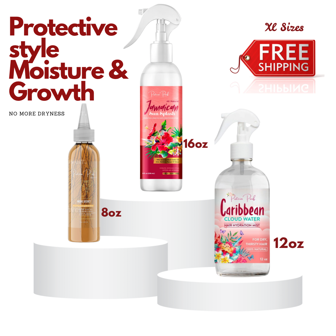 Protective style FLOURISH Bundle (Expedited growth & Moisture/Hydration)- 2 sizes