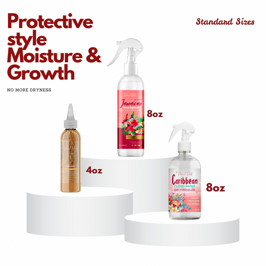 Protective style FLOURISH Bundle (Expedited growth & Moisture/Hydration)- 2 sizes