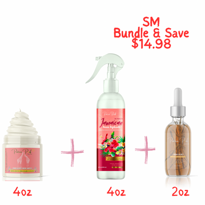 Hair Transformation Bundle- Moisturizes, Detangles, Drastically softens and Grows! 3 Sizes