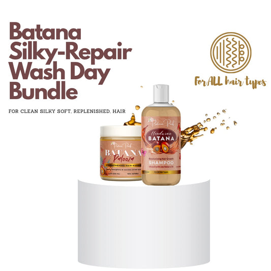 Batana silkyRepair  Wash day Bundle (Moisturizing Shampoo + Hair masque) (2 sizes)