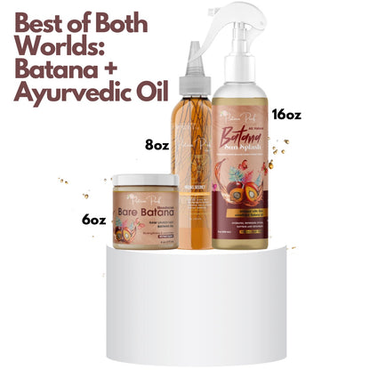 Best of Both Worlds Growth Oils: Honduran Batana & Indian Ayurvedic Oil | 2 sizes
