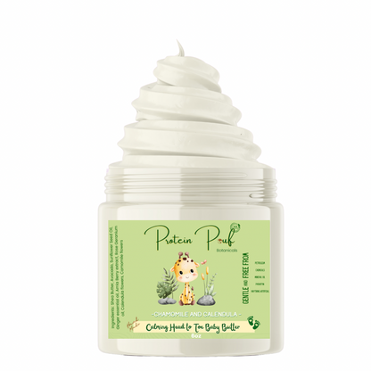 (Restocked)Chamomile and Calendula | Whipped Head to Toe Healing Baby Butter | 6oz