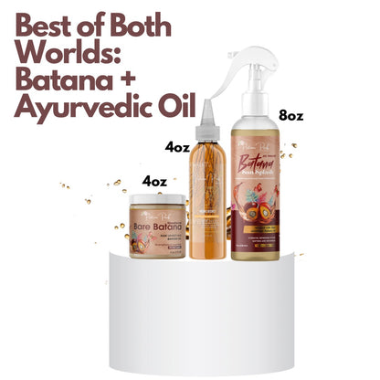 Best of Both Worlds Growth Oils: Honduran Batana & Indian Ayurvedic Oil | 2 sizes