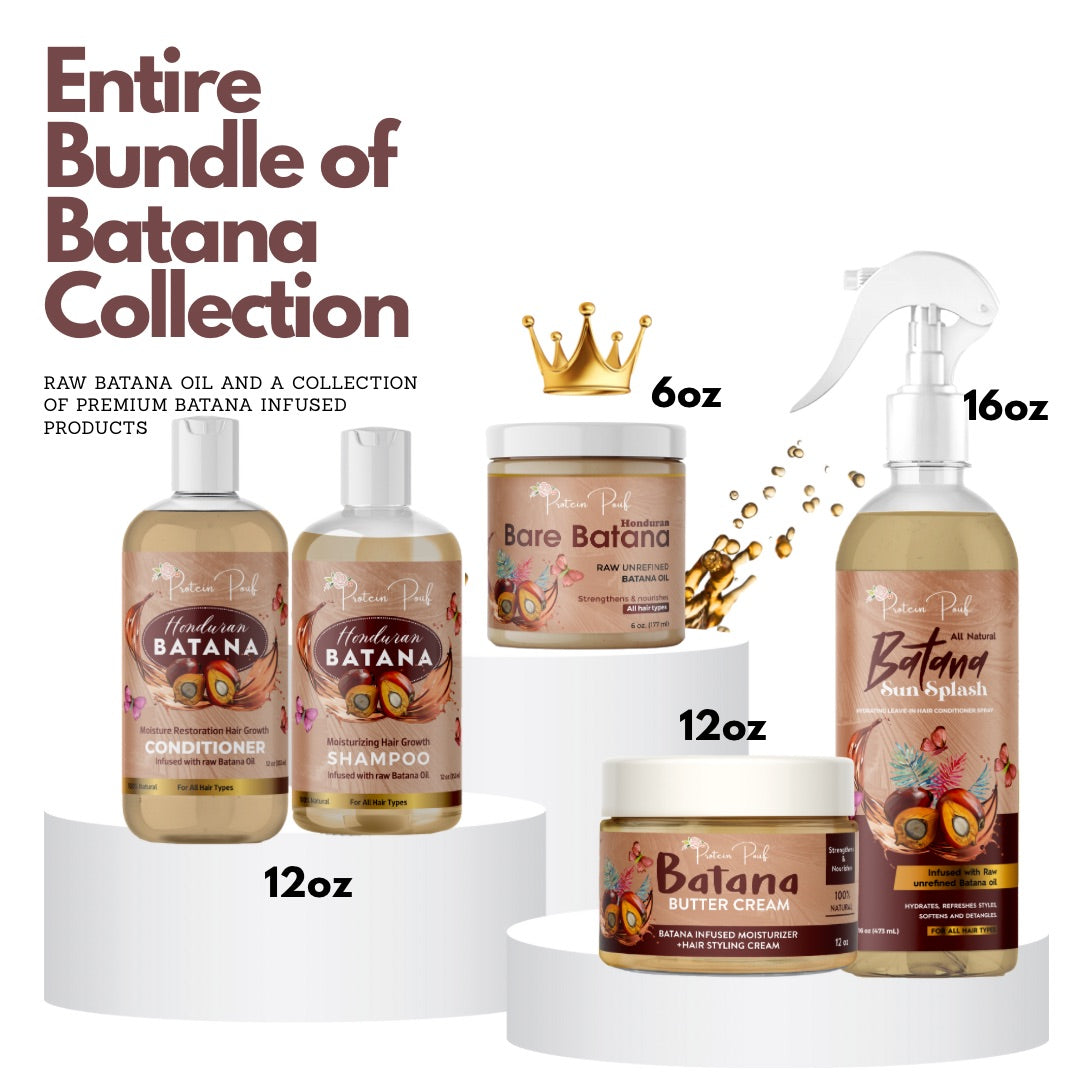 Newww Bundle of Batana! Transform your hair with the Entire Batana Collection | Full size and Large Size