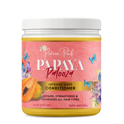 Papaya PALOOZA | Restorative deep conditioning protein treatment hair masque 8oz & 12oz