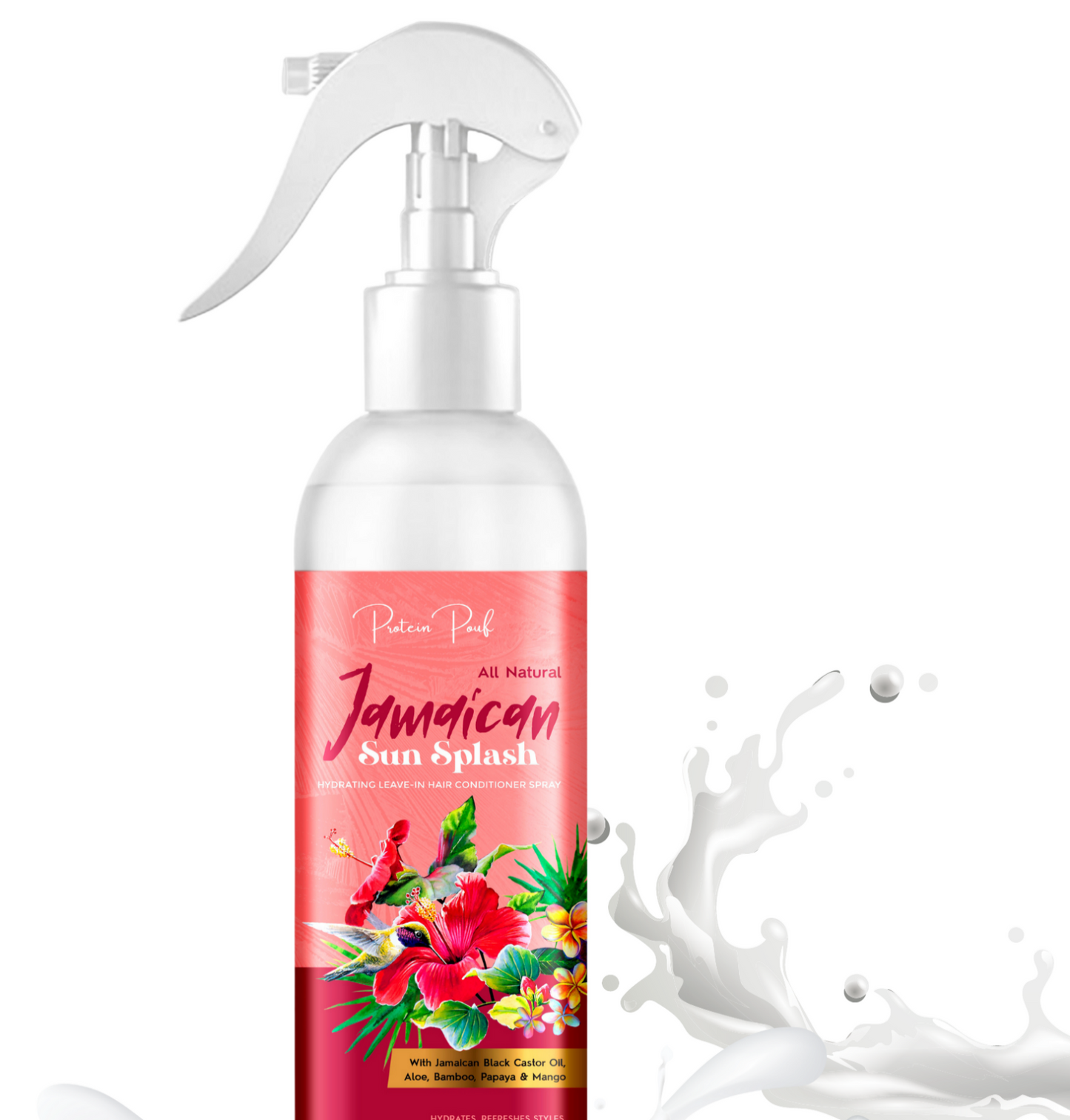 ‼️ $5 off TODAY with code SPLASH5 ‼️ Jamaican Sun Splash Natural Leave in Conditioner & Detangler Spray